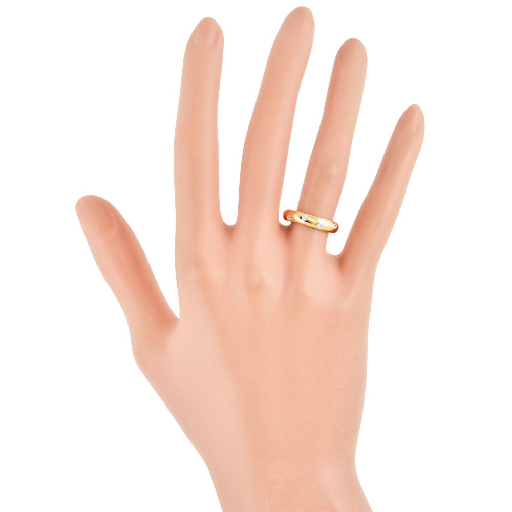 ティファニー Tiffany&Co. ドッツ リング 指輪 ダイヤモンド 約9