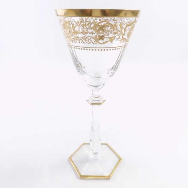 Baccarat バカラ リヴォリ ワイングラス 1客 高さ21cm 金彩 SC4930T