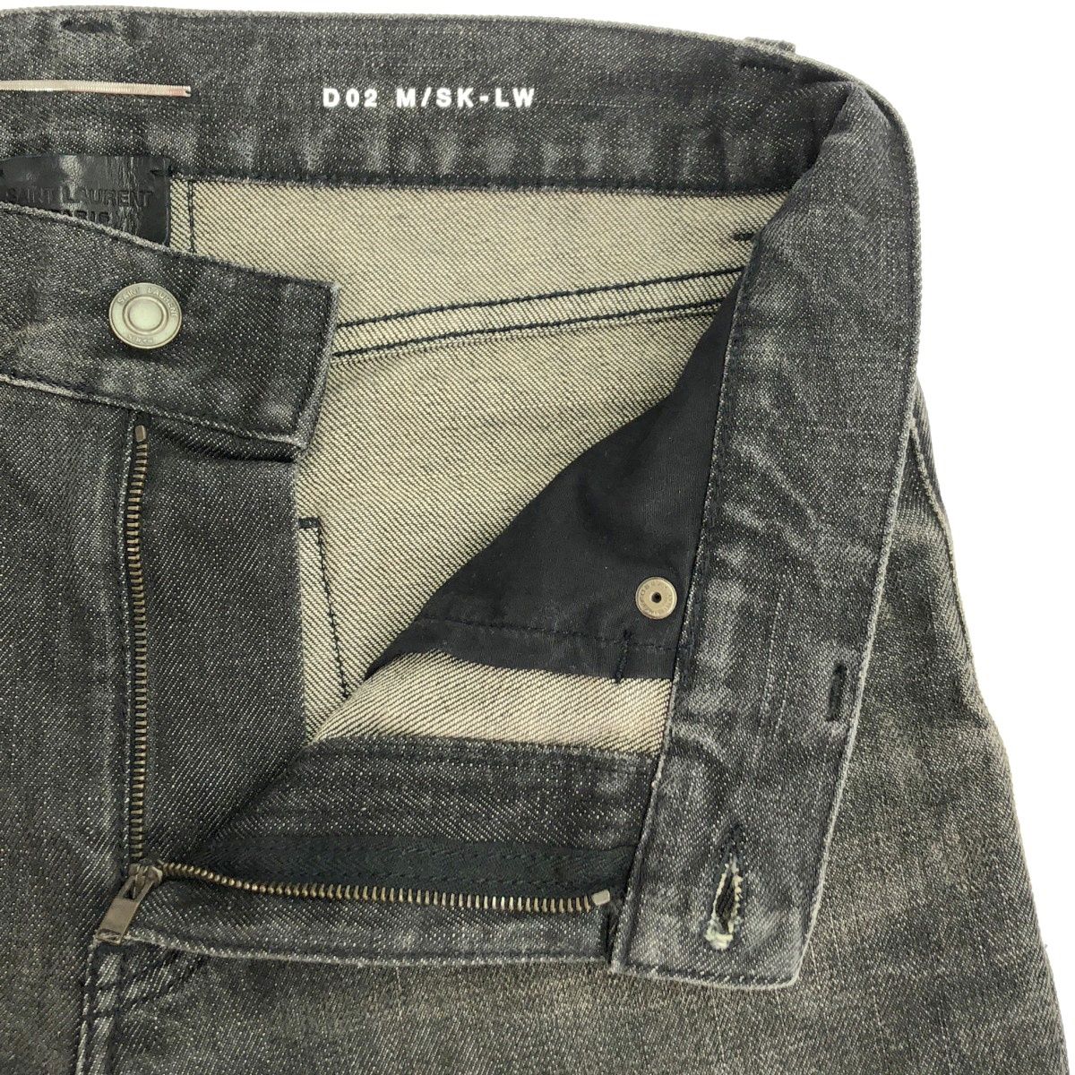 SAINT LAURENT PARIS サンローラン パリ 13SS D02 M/SK-LW ストレッチ 