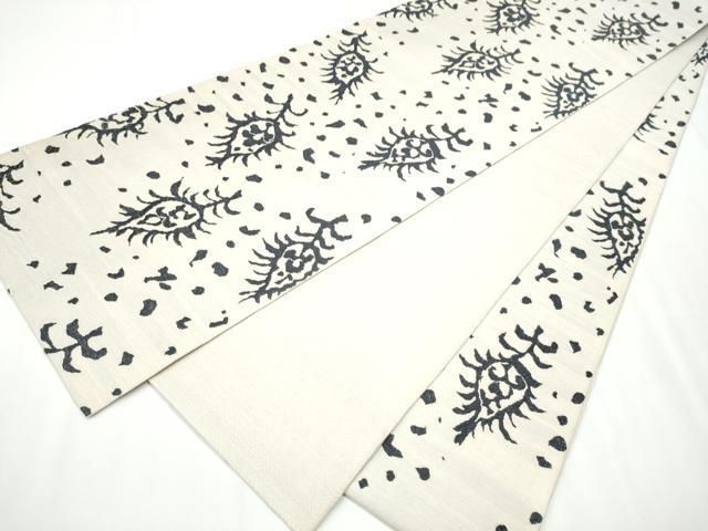 本袋帯 花唐草文