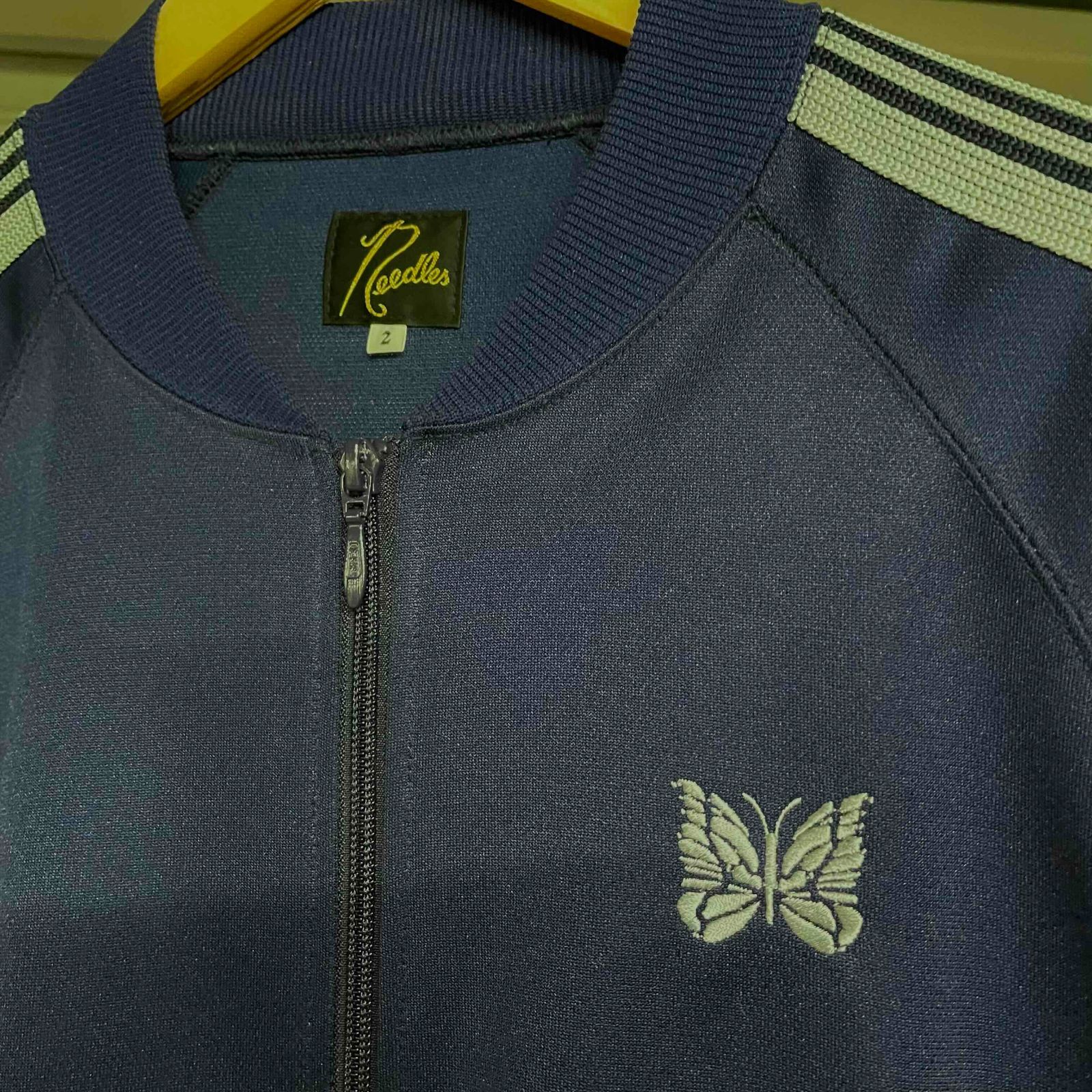 needles jeans factory R.C トラックジャケット　ネイビー 中古・古着通販】Needles (ニードルズ) jeans factory (ジーンズ
