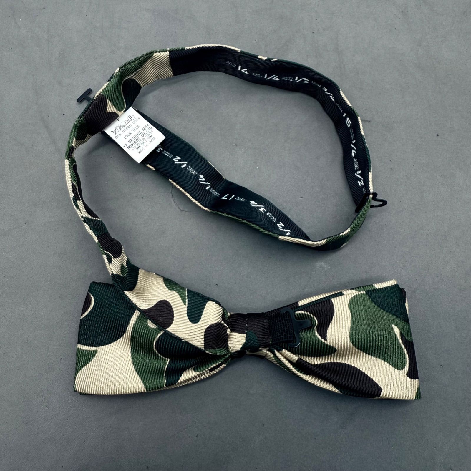 A BATHING APE ABC BOW TIE green camo アベイシングエイプ グリーン