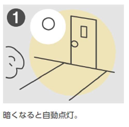 在庫処分】縦型 明るさセンサー ポーチライト 人感センサー付 玄関灯 電球色 LED HH-SF0012L パナソニック - メルカリ