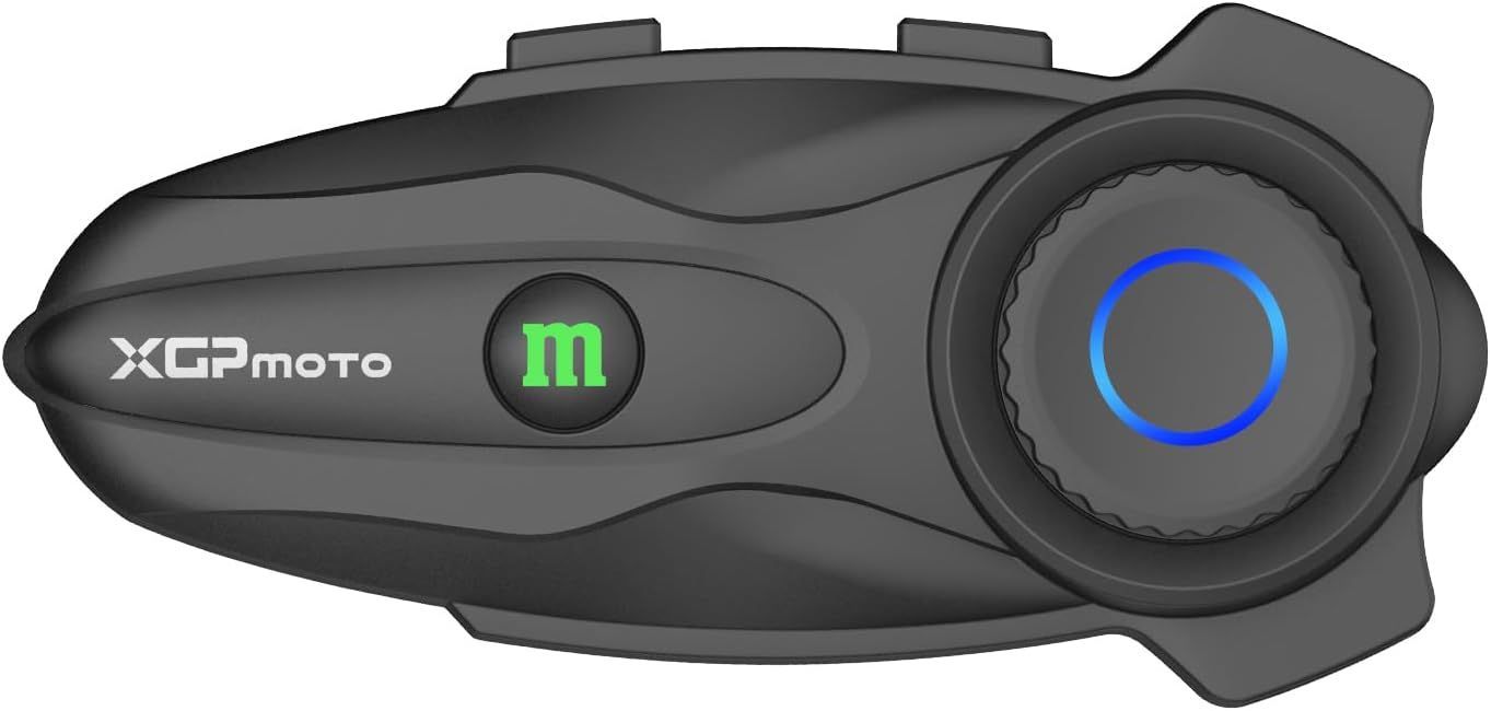 バイク インカム 10人Mesh会話モード 通話同時音楽聴き 最大3000m通信 Bluetooth V5.3 音声コマンド対応