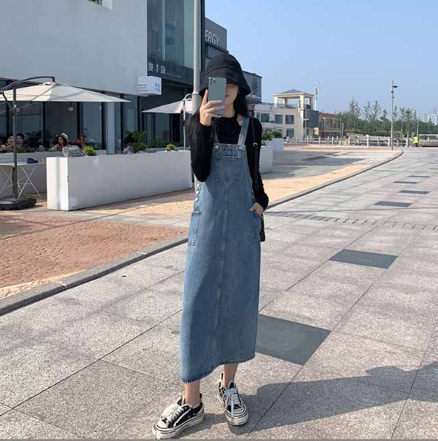 skirt146☆レディース デニム サロペット オーバーオール
