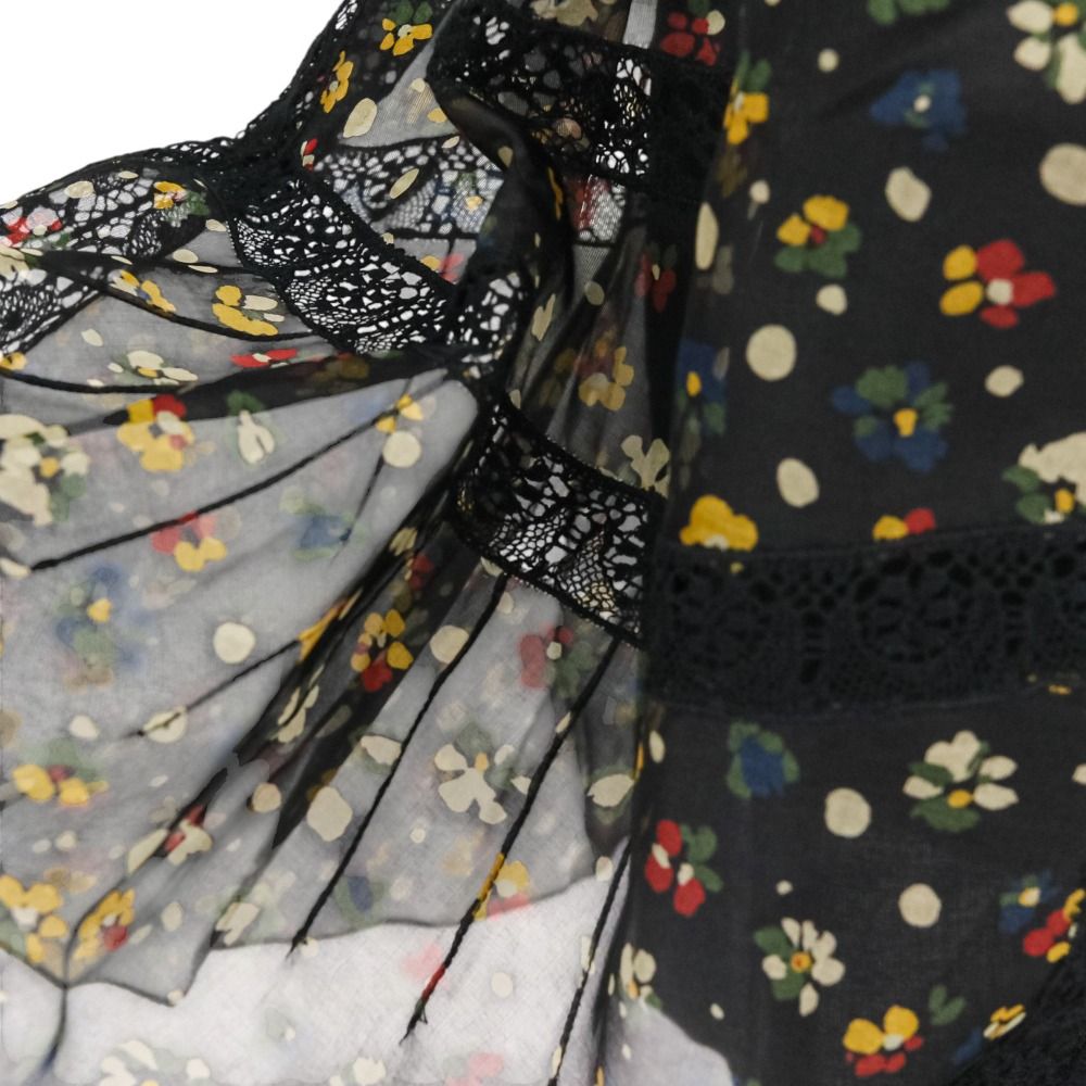 美品 Christian Dior クリスチャンディオール フラワープリント