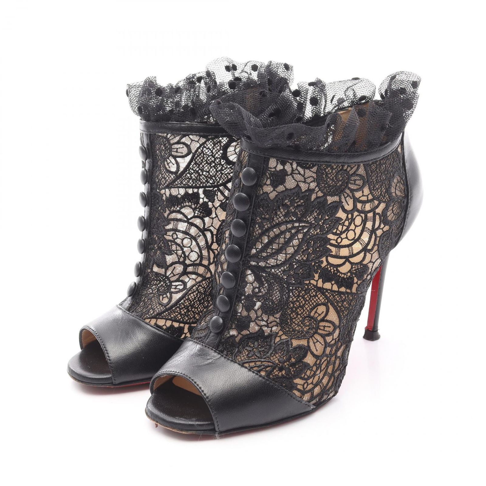 クリスチャンルブタン Christian Louboutin ブーティ オープン