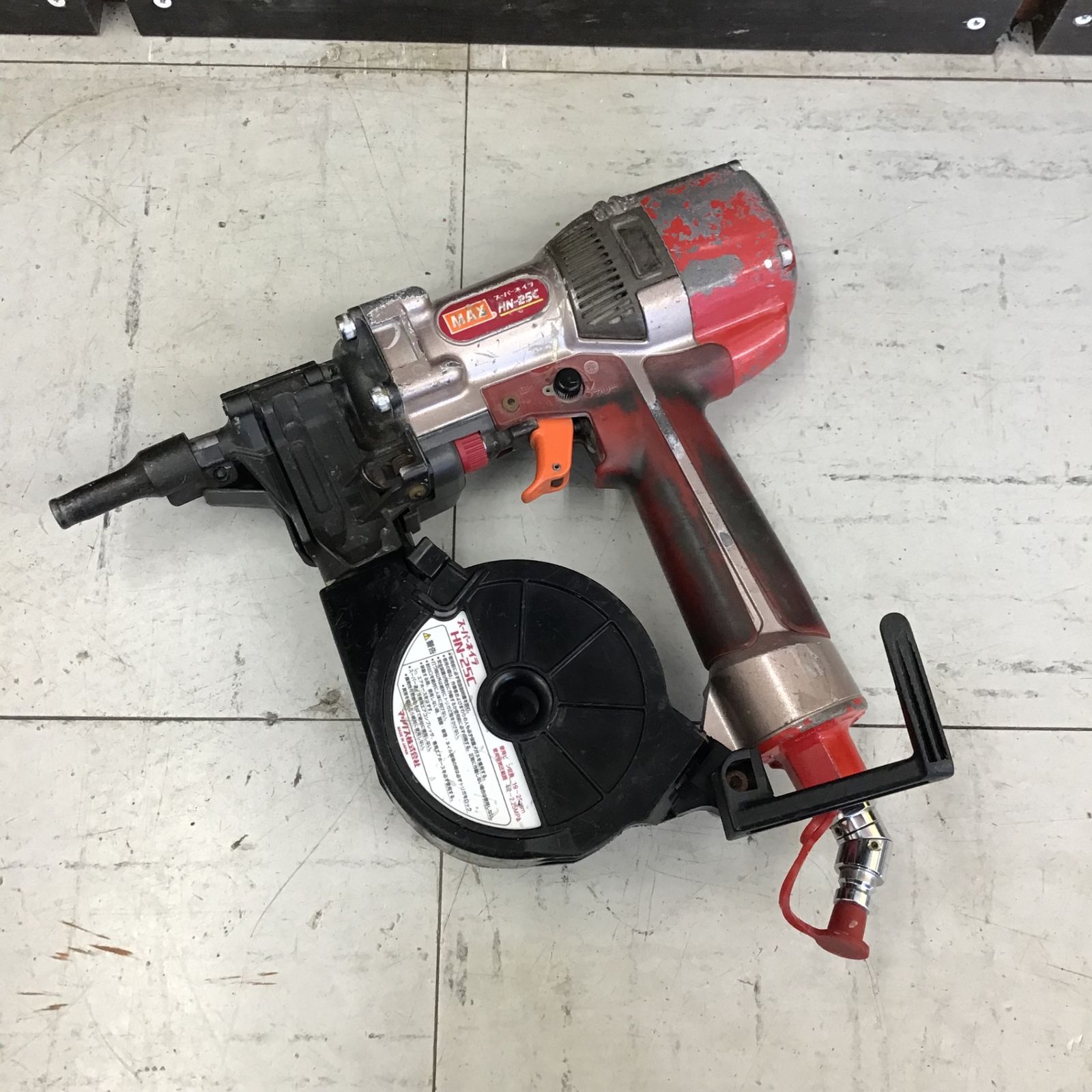 中古品】マックス/MAX 高圧コンクリートピンネイラ 光り HN-25C 中古品】マックス/MAX 高圧コンクリートピンネイラ 光り HN-25C
