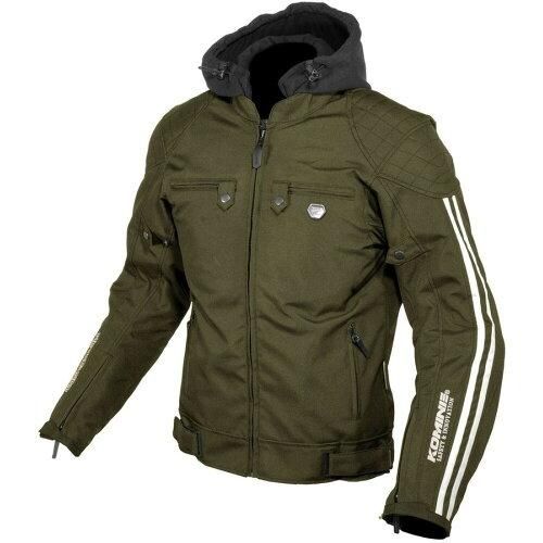 【新品・5営業日で発送】コミネ(Komine) JK-614 Protect Winter Parka 品番:07-614 カラー:Olive サイズ:L