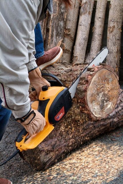  RYOBI リョービ 電気チェンソー CS-3005 DIY作業用セット 片刃のこぎり のこぎり