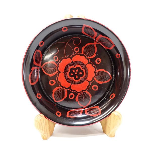 皿 骨董品 吉野絵木皿 ◇【漆器】蔵出し骨董/吉野絵木皿（13枚組