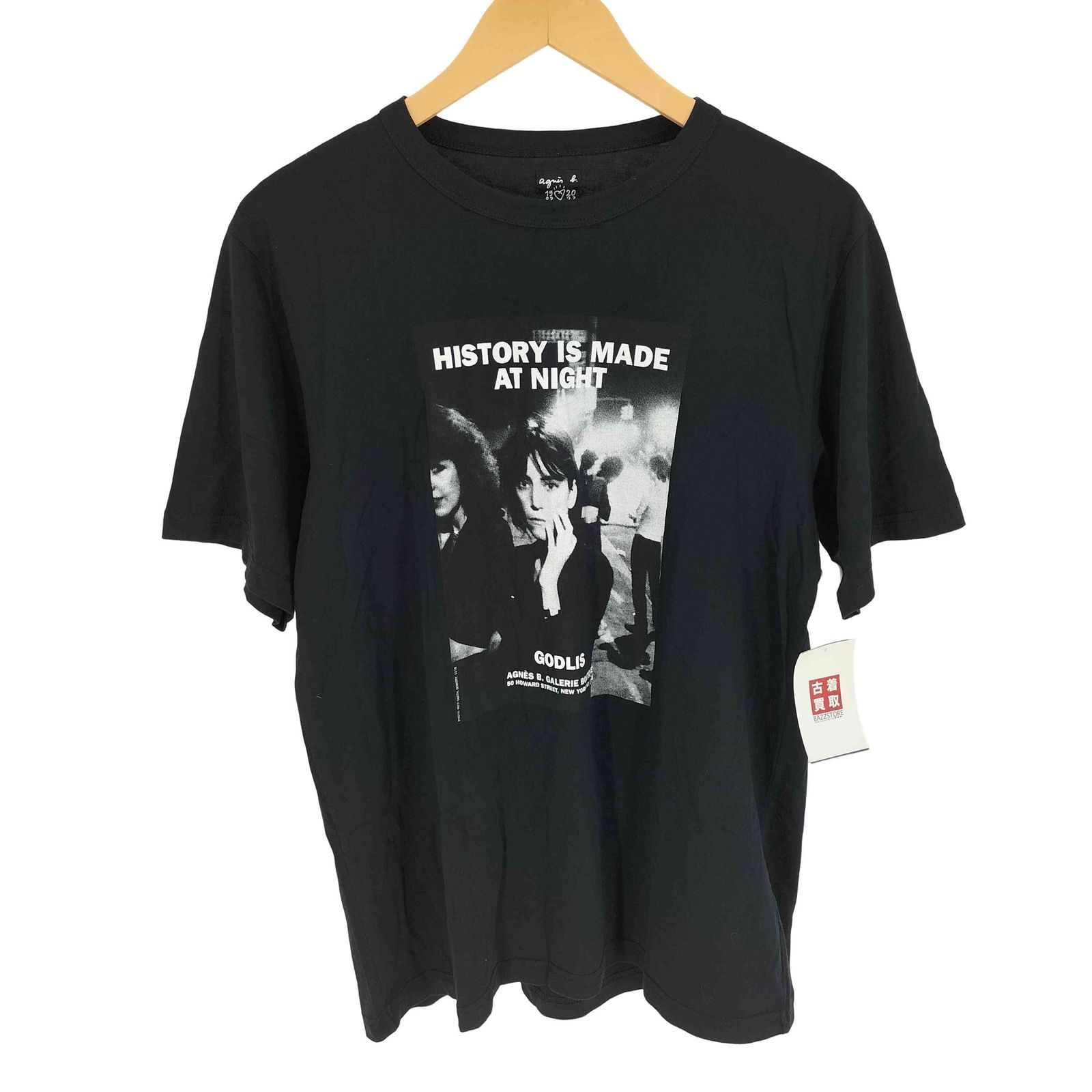 アニエスベー agnes b. Japon GODLIS SAV8 TS 40ans アーティストTシャツ メンズ import：L 