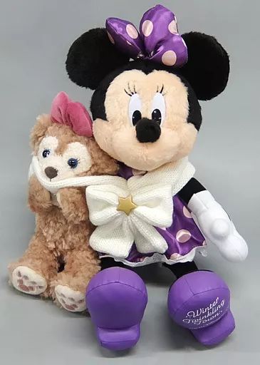 中古】ぬいぐるみ ミニーマウス＆シェリーメイ(ウィンター