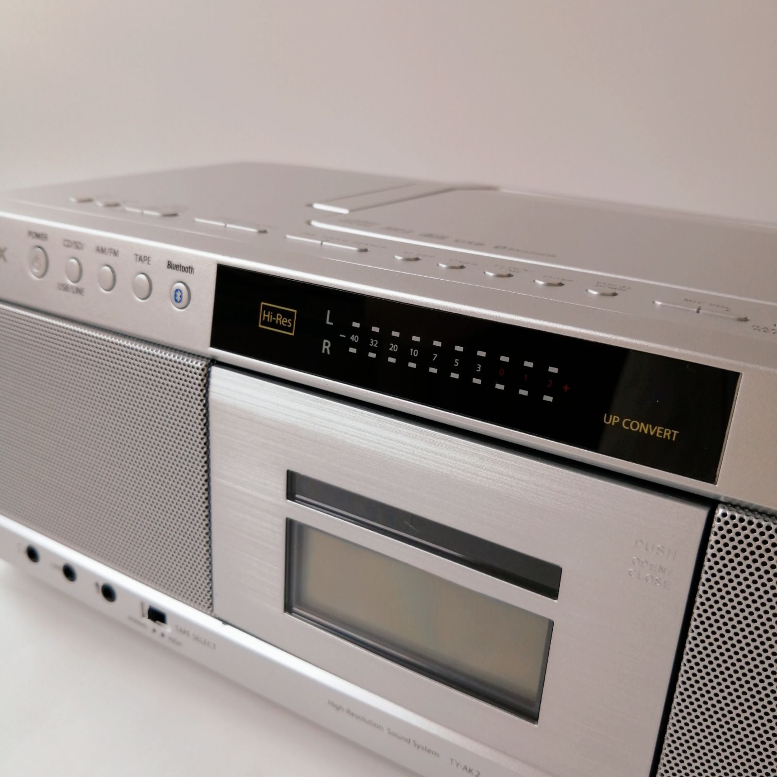 商品の重量3600グラム東芝 TY-AK2(S) シルバー Aurex CDラジオカセットレコーダー …