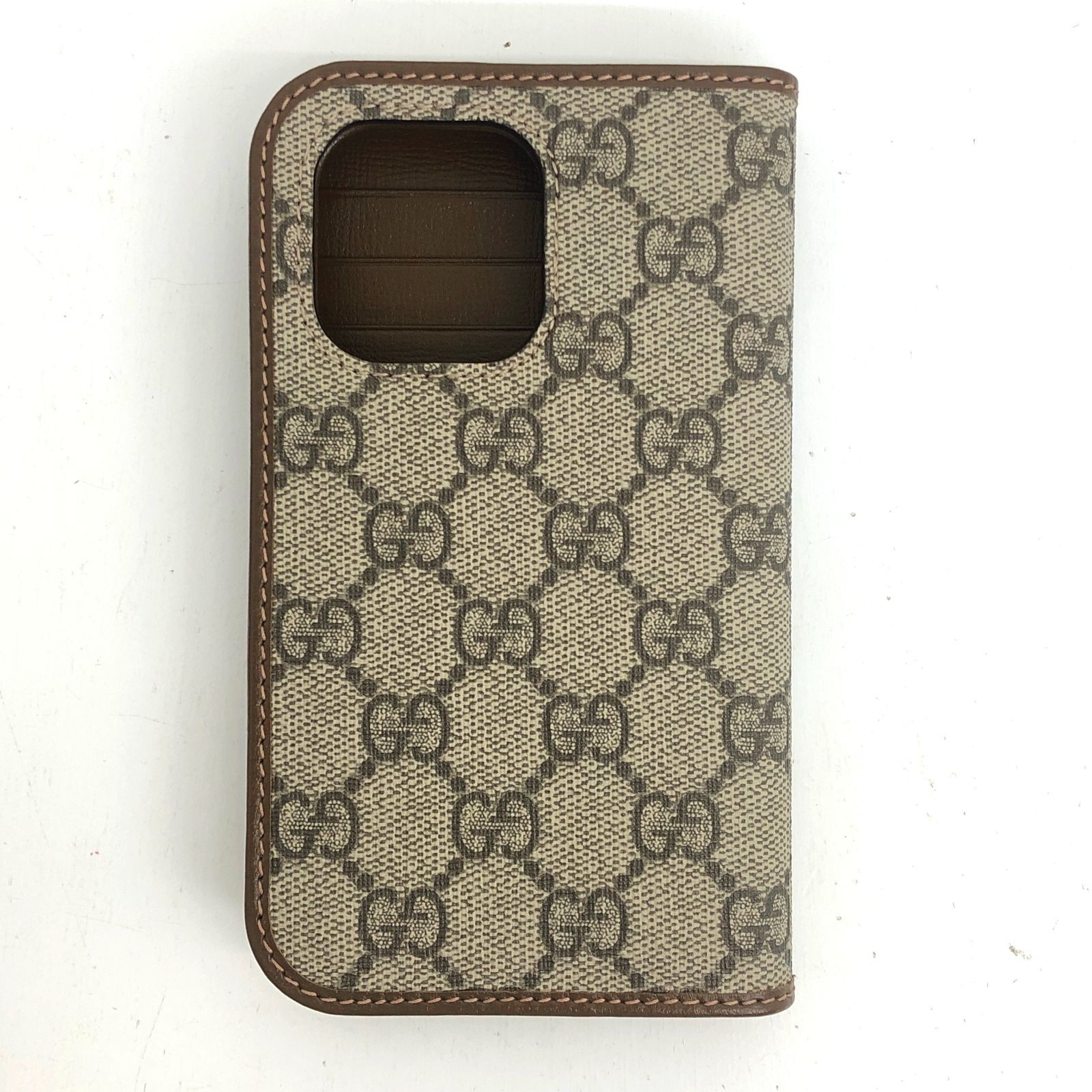 新品 GUCCI グッチ iPhone15Pro ケース 手帳型 スマホケース GG