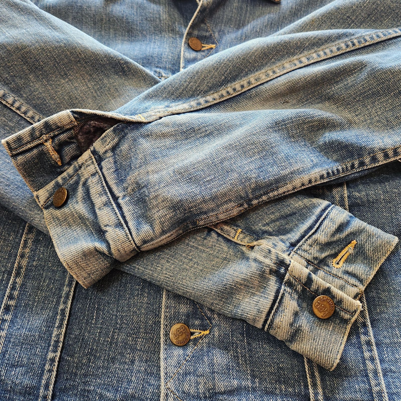 Lee Storm Rider 78〜80年代Made in USA Lee Storm Rider Vintage Jean Jacket (N7L) 101J Lined (JSF6