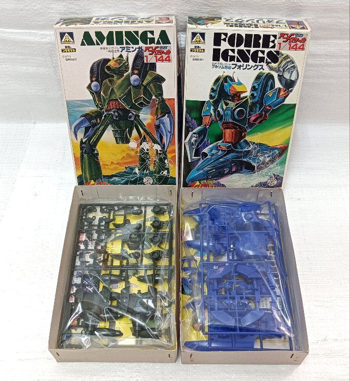 アオシマ 魔境伝説アクロバンチ プラモデル 1／144 中未開封 4点