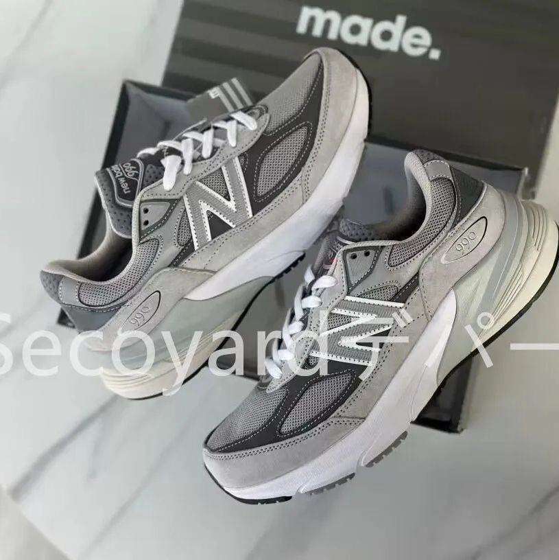 新品未使用  New Balance NB 990 V6 スニーカー グレー レディース/メンズ スニーカー