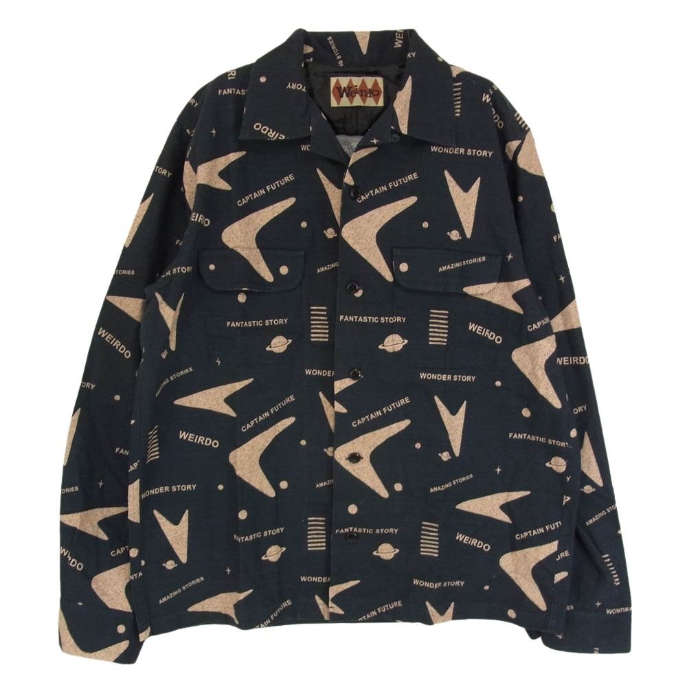 新品 WEIRDO アトミック柄 長袖 シャツ 2XL グラッドハンド