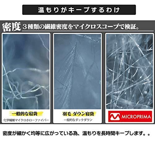 ブラック 【kokua.】 寝袋 シュラフ 封筒型 コンパクト オールシーズン