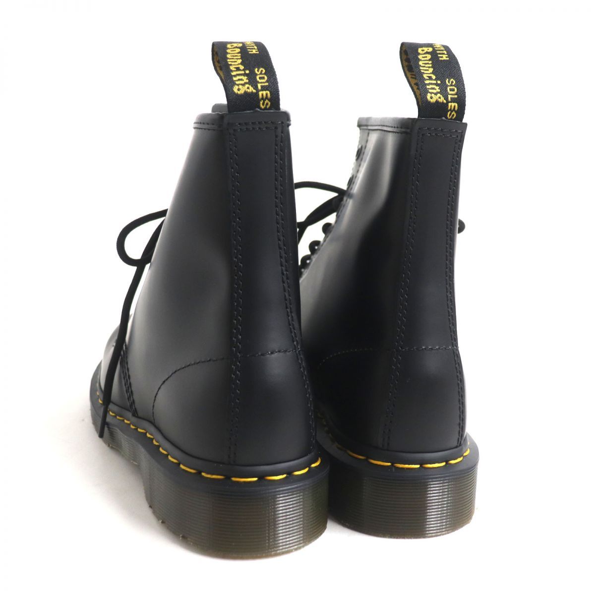 未使用品▼Dr.Martens ドクターマーチン 8ホール 10072004 レースアップ スムースレザー ショートブーツ ブラック UK6/EU39  メンズ 箱付き