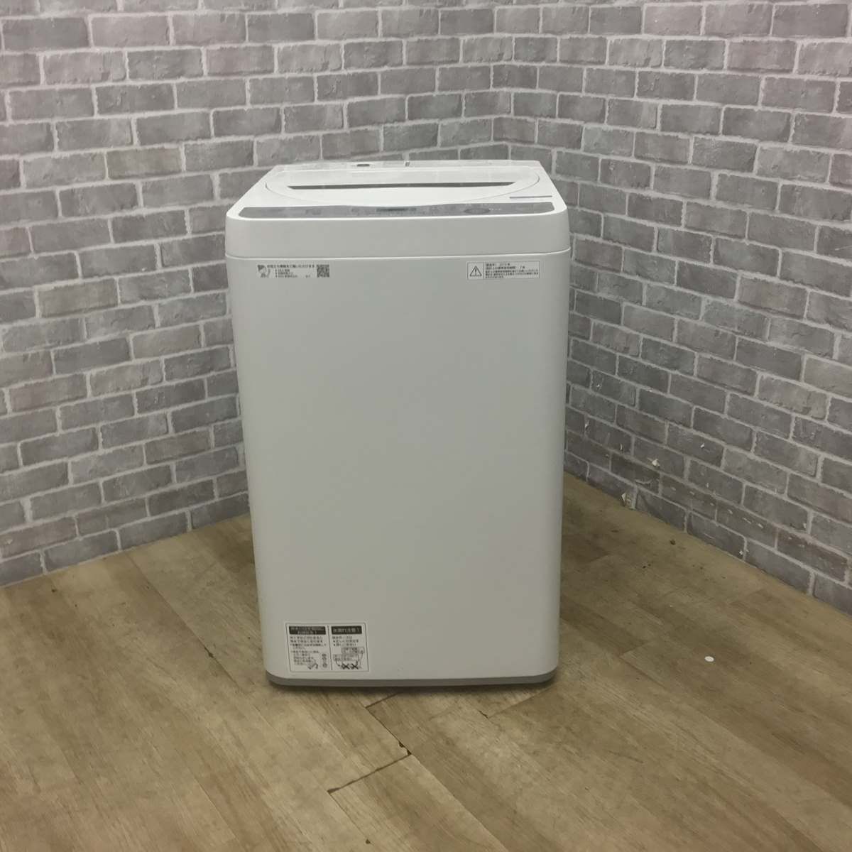 ☆ジモティー割あり☆4.5kg洗濯機 SHARP ES-GE4C 2019年製 高さ(H)82