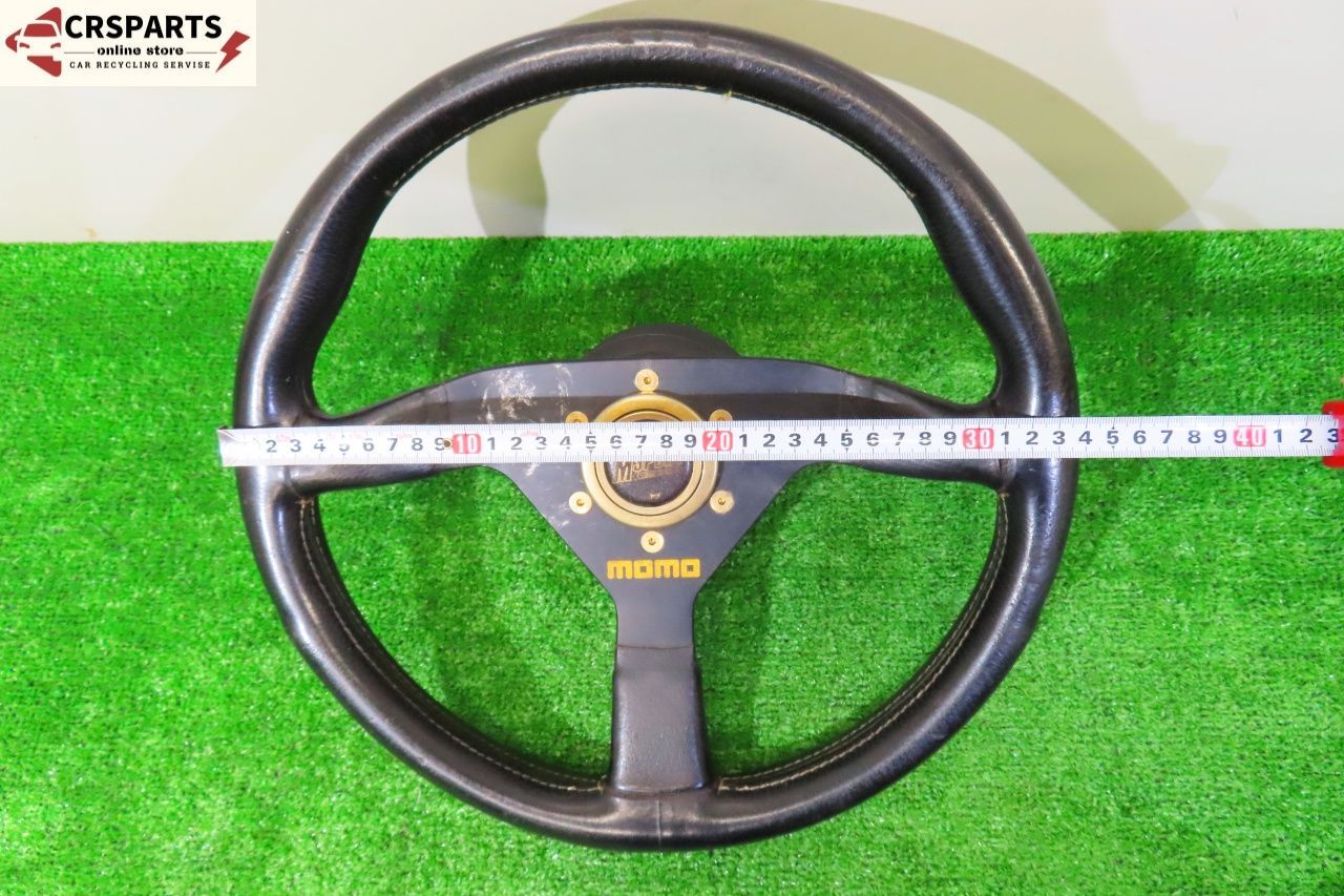 当時物]momo VEROCE RACING(V35) ステアリング レザー 当時物]momo