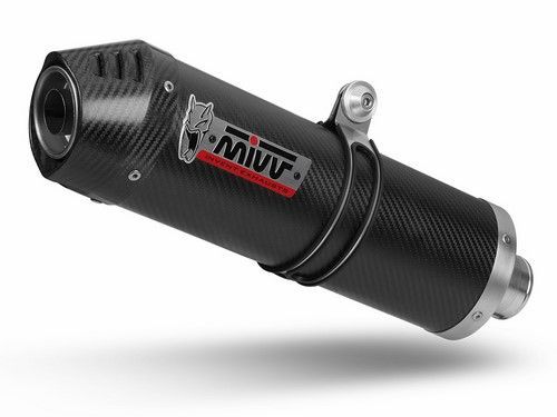 MIVV / ミヴOVAL スリップ オン カーボン　カーボンキャップ付属 for KAWASAKI VERSYS 1000 (2015 - 2016) | K.040.LEC