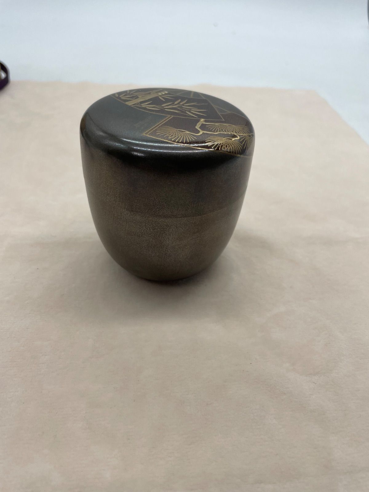 坂下雄峰作】蒔絵棗 扇面蒔絵 棗 共箱付き 茶道具 美品 - メルカリ
