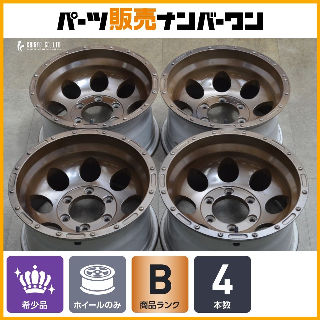 超深リム SHONE OFF-ROAD RN01 15in 8J -30 PCD139.7 4本 70 ランドクルーザー 前期 ハイラックス ハイエース カスタムサイズ