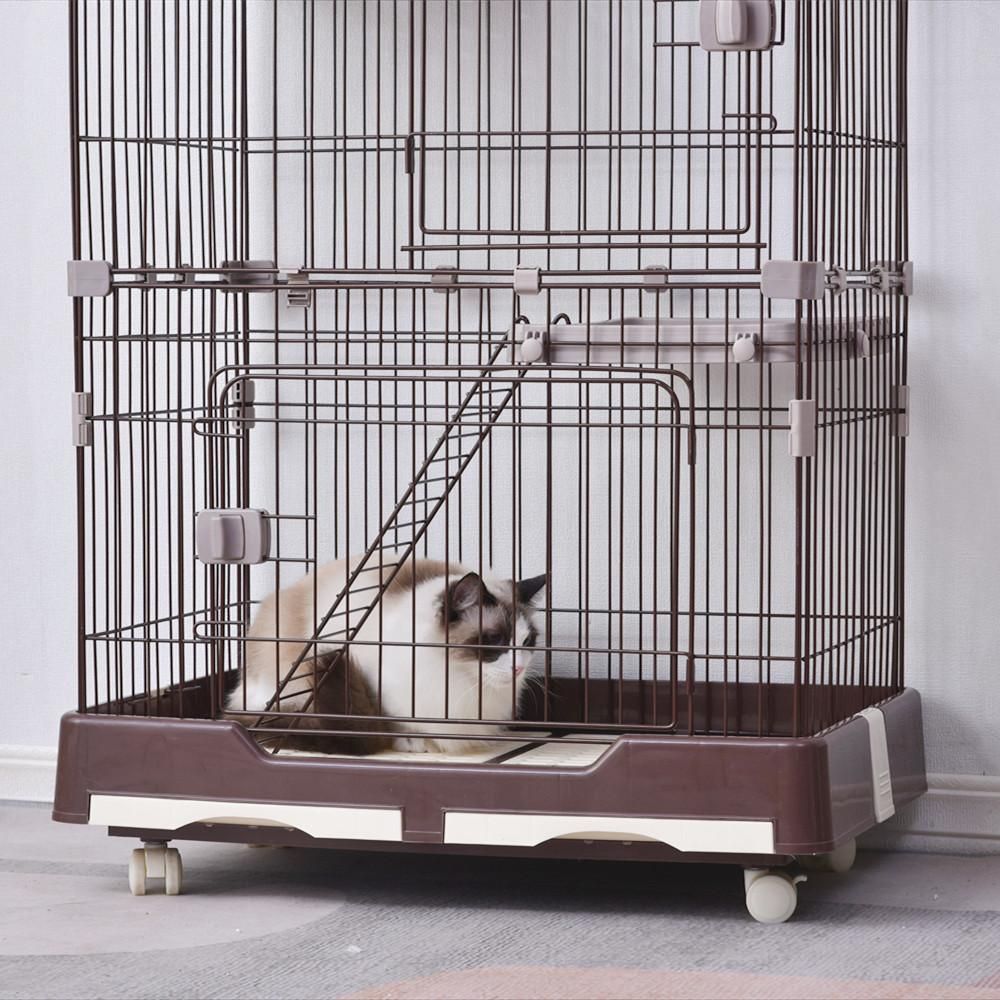 猫 ケージ キャットケージ ペットケージ キャスター付 猫ゲージ 大型
