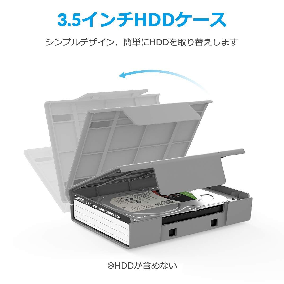 ORICO【RAID機能】HDDケース 5台 22TB*5 USB 3.0接続 8 RAIDモード 3.5