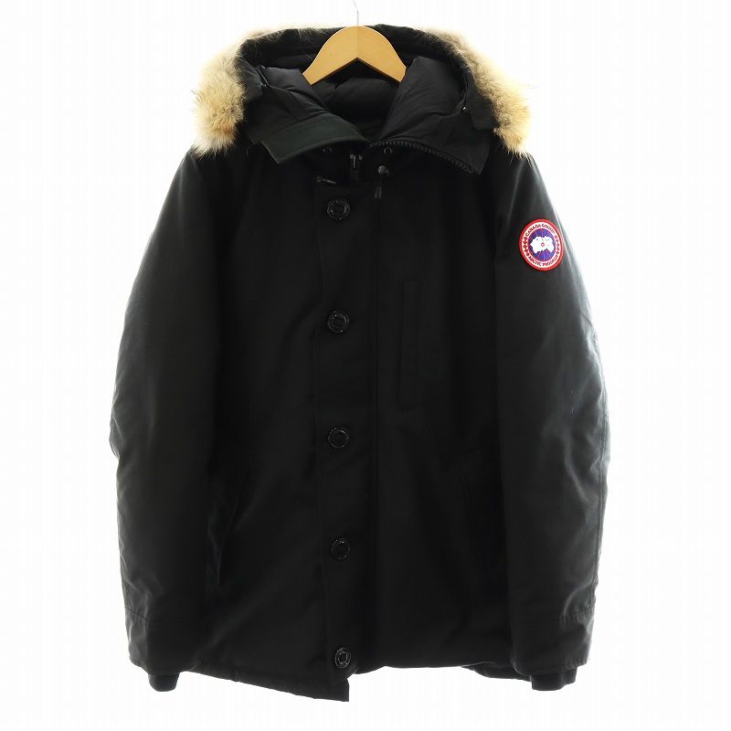 カナダグース CANADA GOOSE CHATEAU PARKA FUSION FIT シャトー パーカ フュージョンフィット ダウンジャケット フード アウター L 黒 ブラック 3426MA /AN20