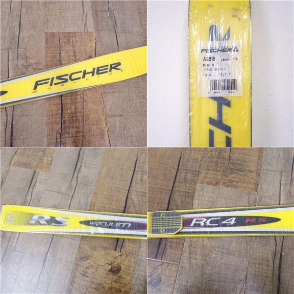 Fisher - 未使用 フィッシャー FISCHER JR RACE CARVING SKI 173cm センター 60ｍｍ レーシング スキー板 アウトドア 約1640ｇ(一本あたり) 未使用 フィッシャー FISCHER JR RACE CARVING SKI 173cm
