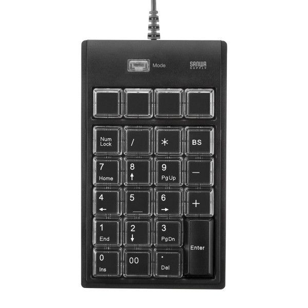 【新品・7営業日以内発送】サンワサプライ NT-19UH2BKN2 プログラマブルテンキー NT19UH2BKN2【沖縄離島販売不可】