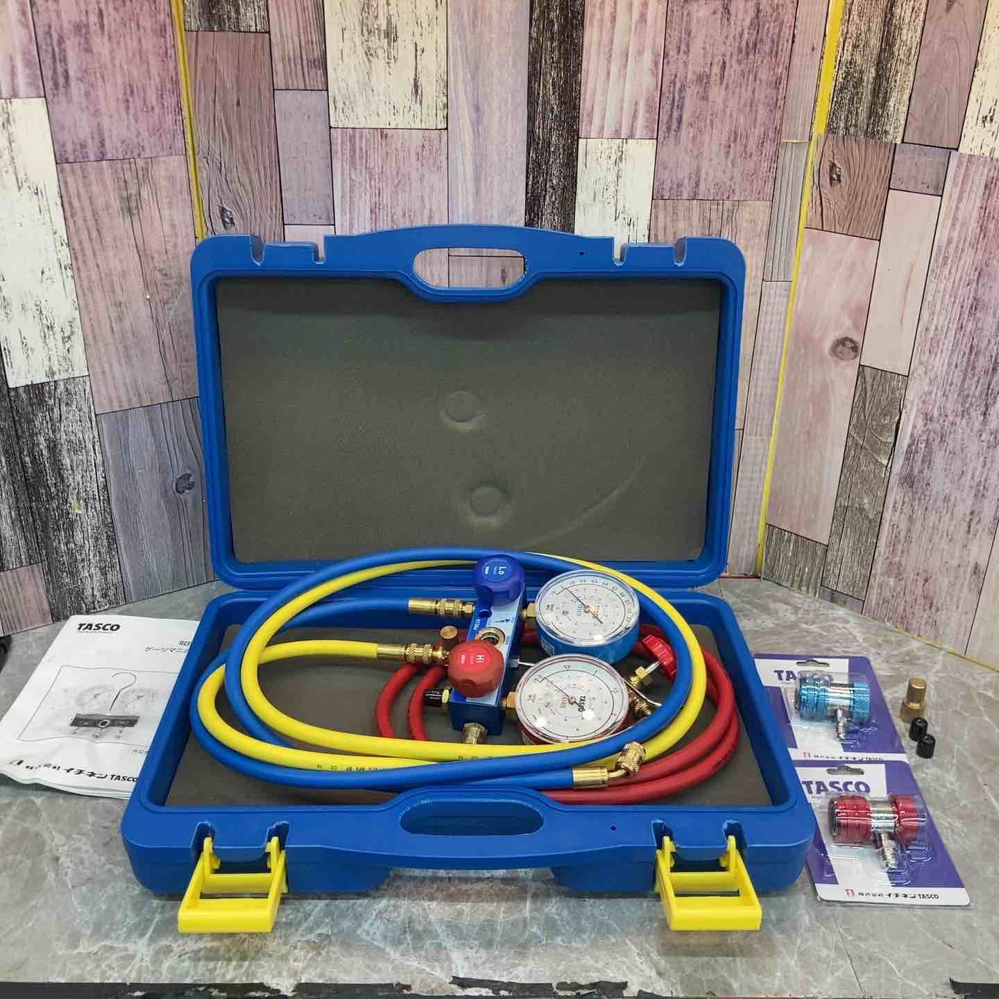 TASCO タスコ イチネン カーエアコン用 ゲージマニホールドキット TA126-2 TA141E TA140E 八潮店