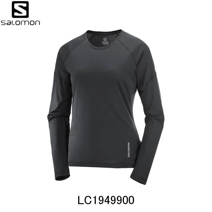 サロモン SALOMON CROSS RUN ランニングTシャツ 長袖 ロング ウィメンズ レディース 女性【lc1949900】陸上・ランニング用品 M LC1949900