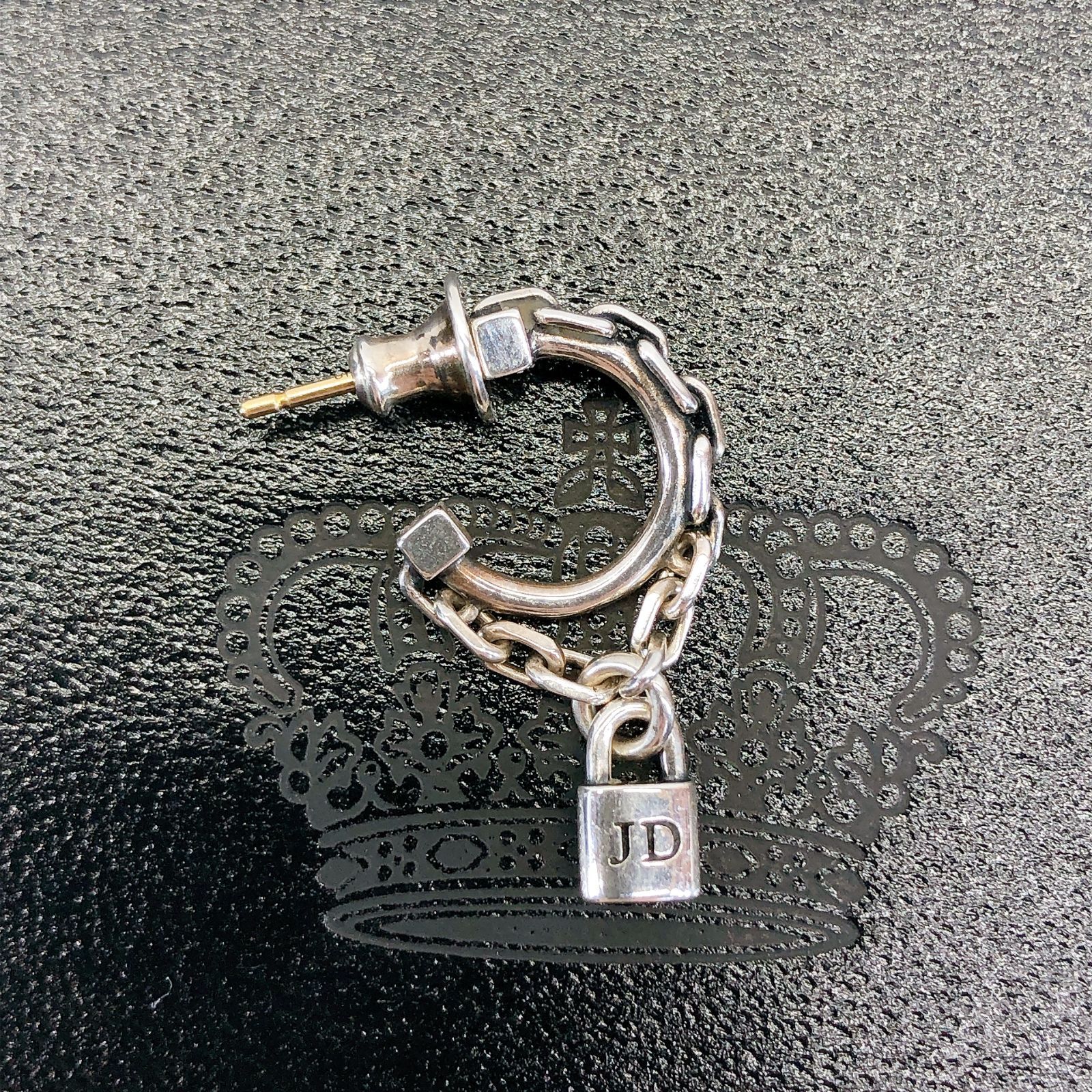 美品!ジャスティンデイビス SEJ431 パドロックピアス　南京錠 美品!ジャスティンデイビス SEJ431 パドロックピアス 南京錠