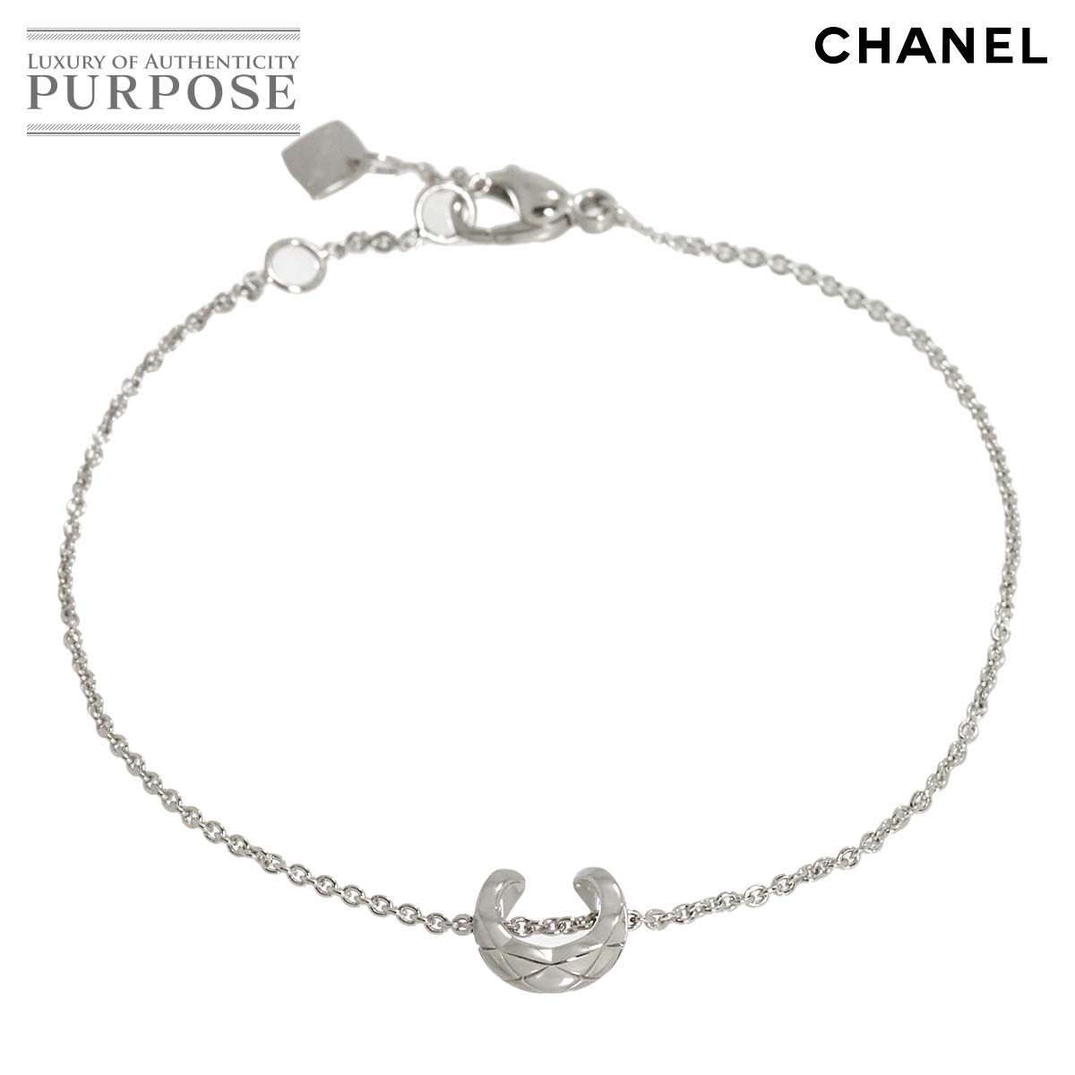シャネル CHANEL ココクラッシュ ブレスレット 17cm K18 WG