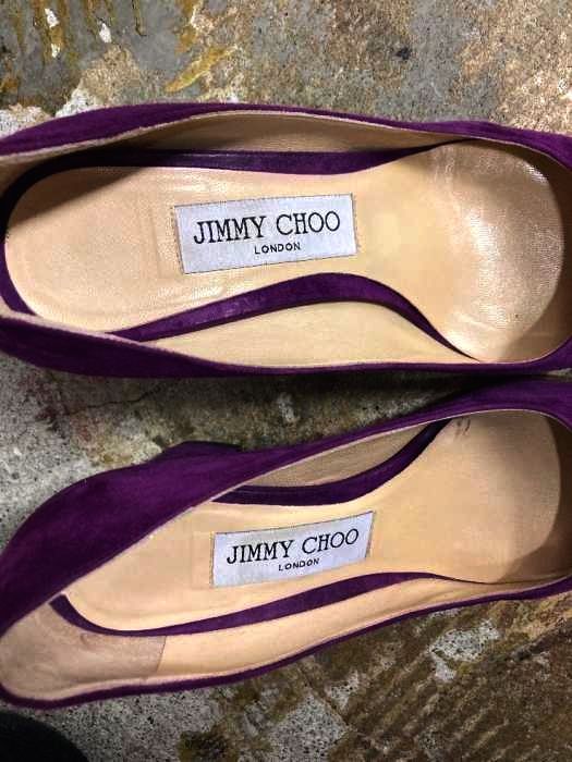 ジミーチュウ JIMMY CHOO スエードヒールパンプス レディース  35