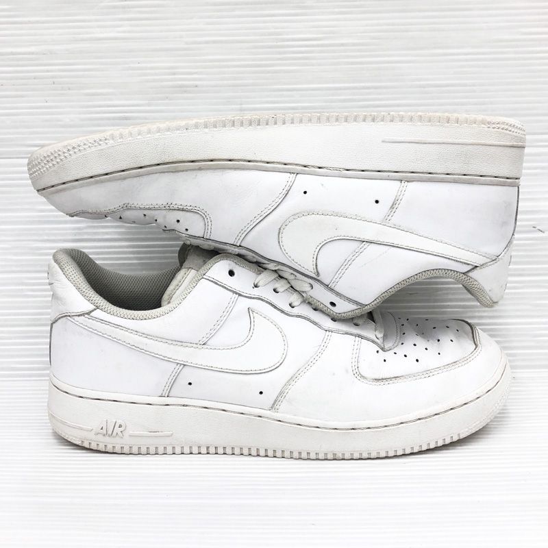 ナイキ エア フォース ワン ロー NIKE AIR FORCE 1 LOW ローカット スニーカー AF1 サイズ：US 10.5 ホワイト 古着