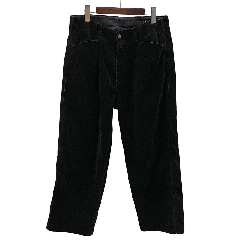 コモリ COMOLI 美品 23AW Y03-03022 コーデュロイ ワーク パンツ 無地