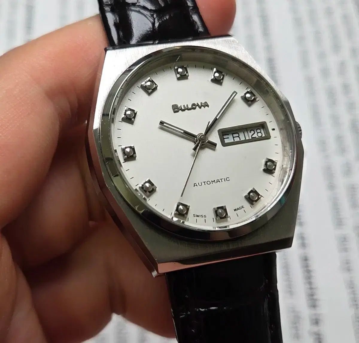 Bulova ブローバ スーパーセビル デイデイト 自動巻き 腕時計 ブローバ