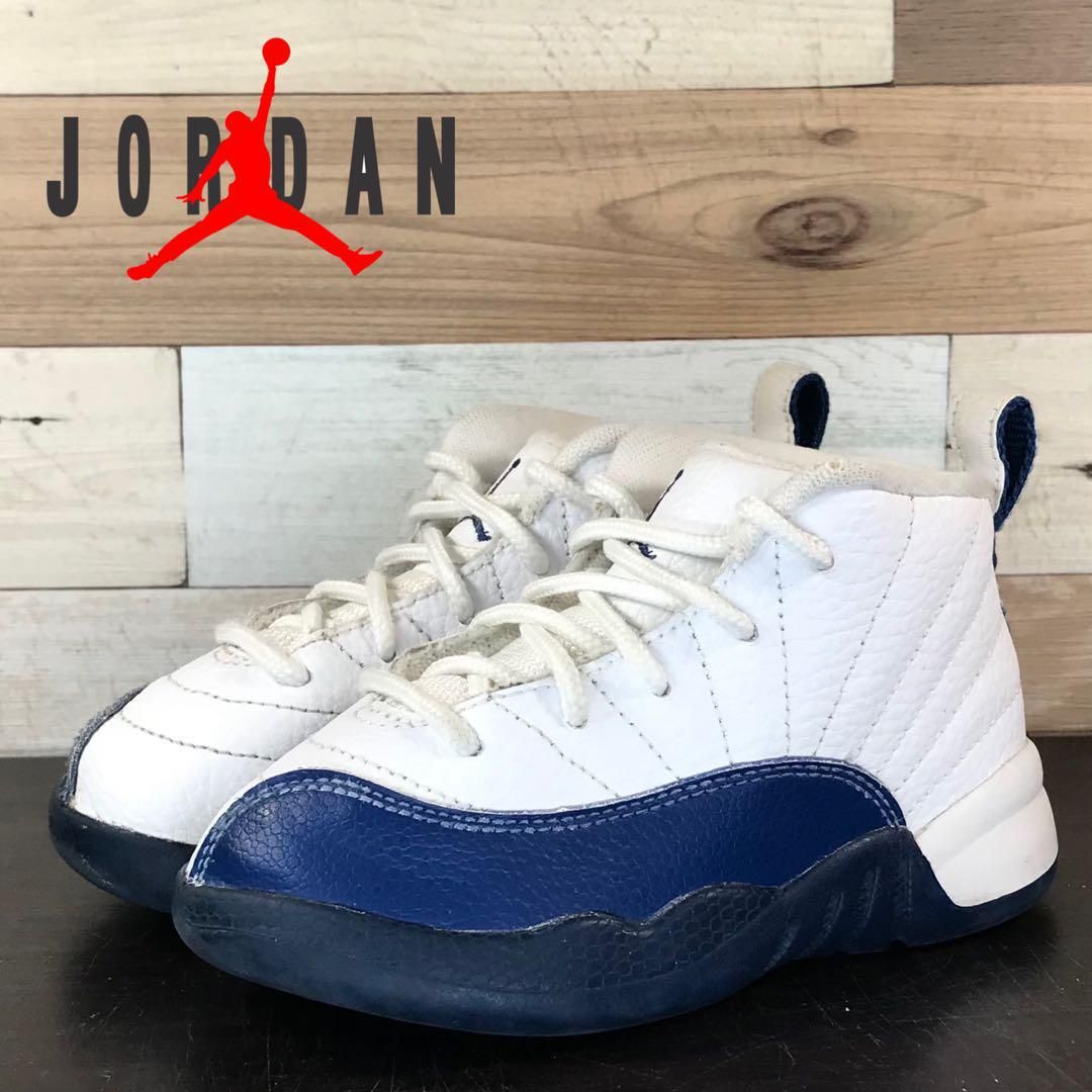 NIKE JORDAN 12 RETRO BT ナイキ キッズ ジョーダン 12 レトロ BT ホワイト ブルー 14cm U08441 850000-113