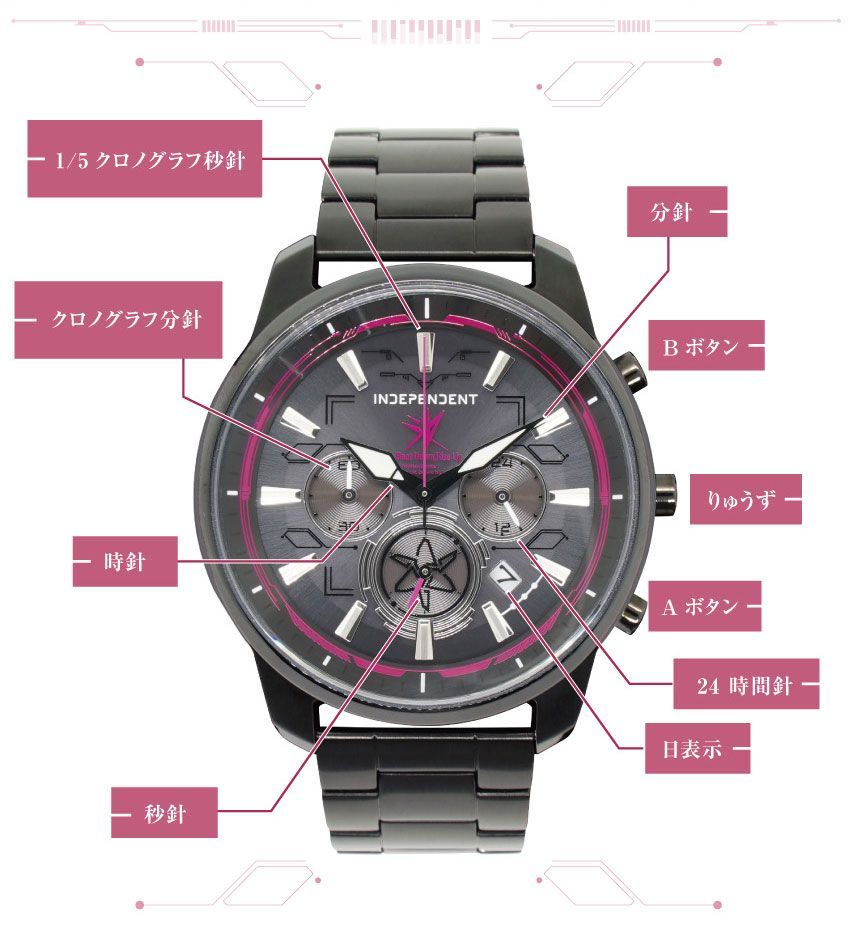 （CITIZEN）「ヘブンバーンズレッド」第31A部隊モデル 腕時計　ヘブバン Amazon | INDEPENDENT（CITIZEN）「ヘブンバーンズレッド