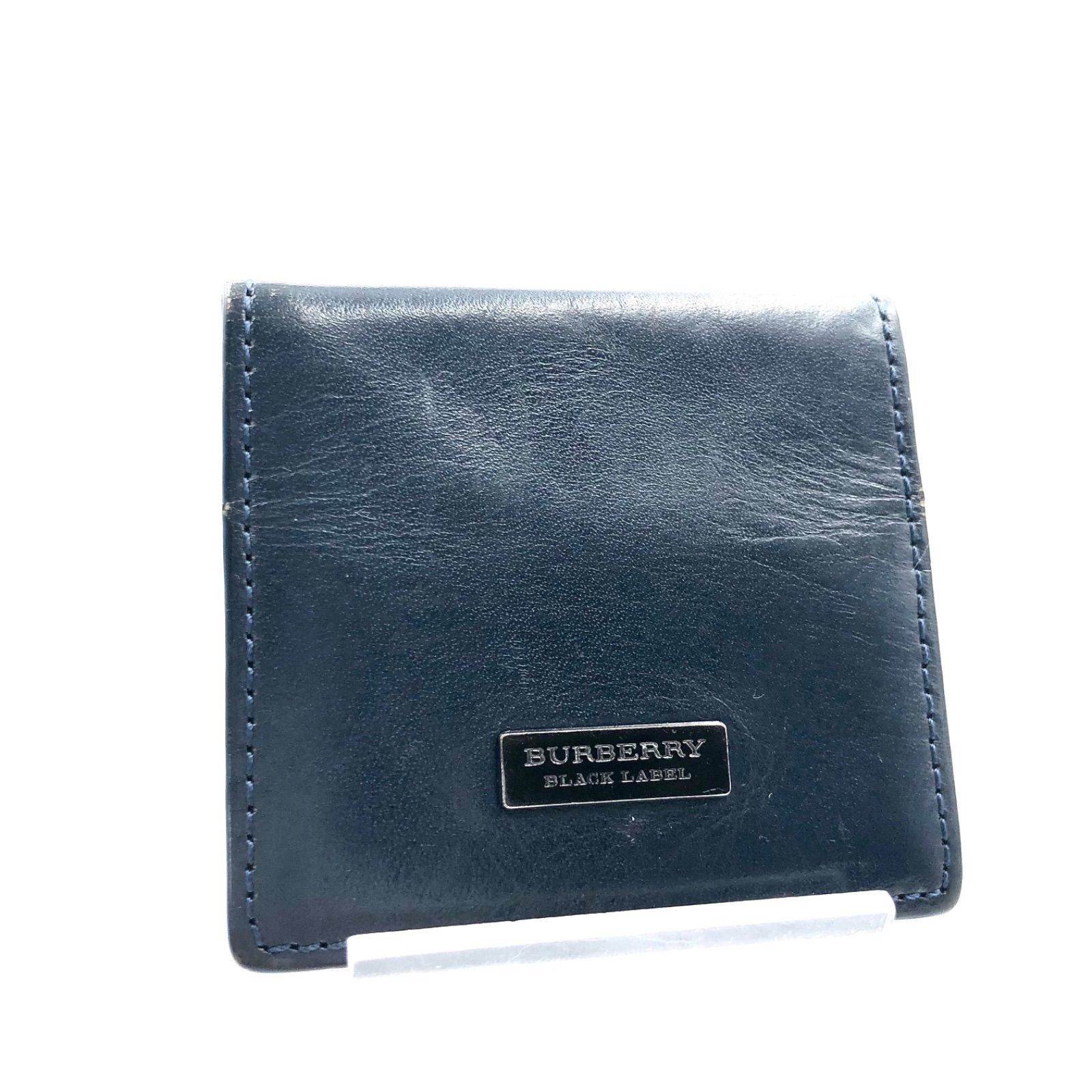 □良品□BURBERRY BLACK LABEL バーバリーブラックレーベル ロゴ 