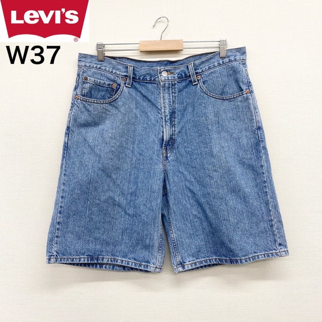 US古着 リーバイス Levi's 550 デニム ショートパンツ ひざ下 ワイド