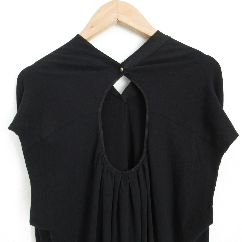 美品 Cruciani クルチアーニ フレンチスリーブ オープンバック  