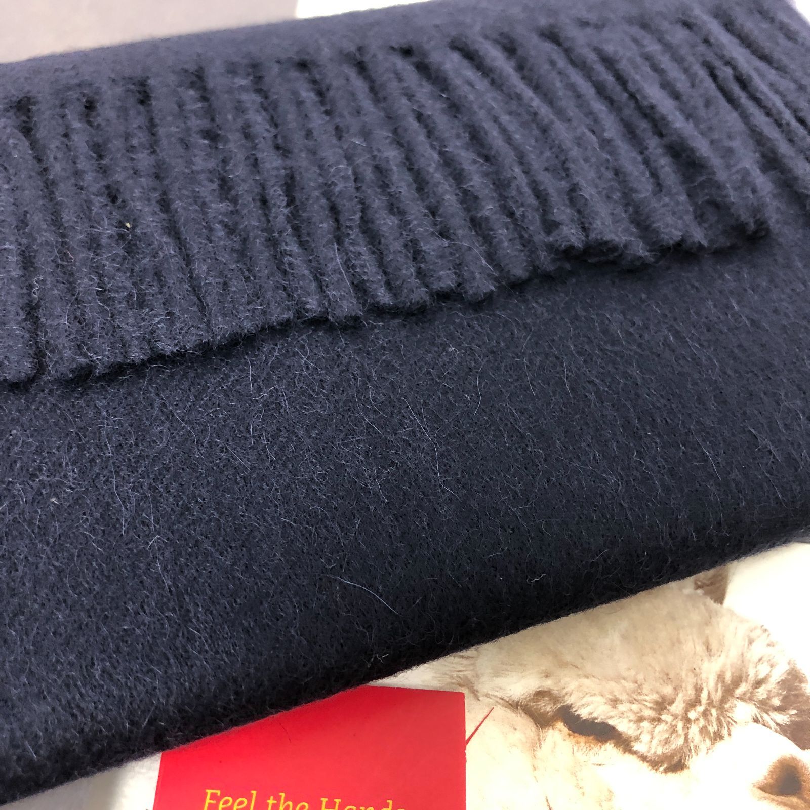 新品】KUNA クーナ マフラー ロイヤルアルパカ100% ネイビー