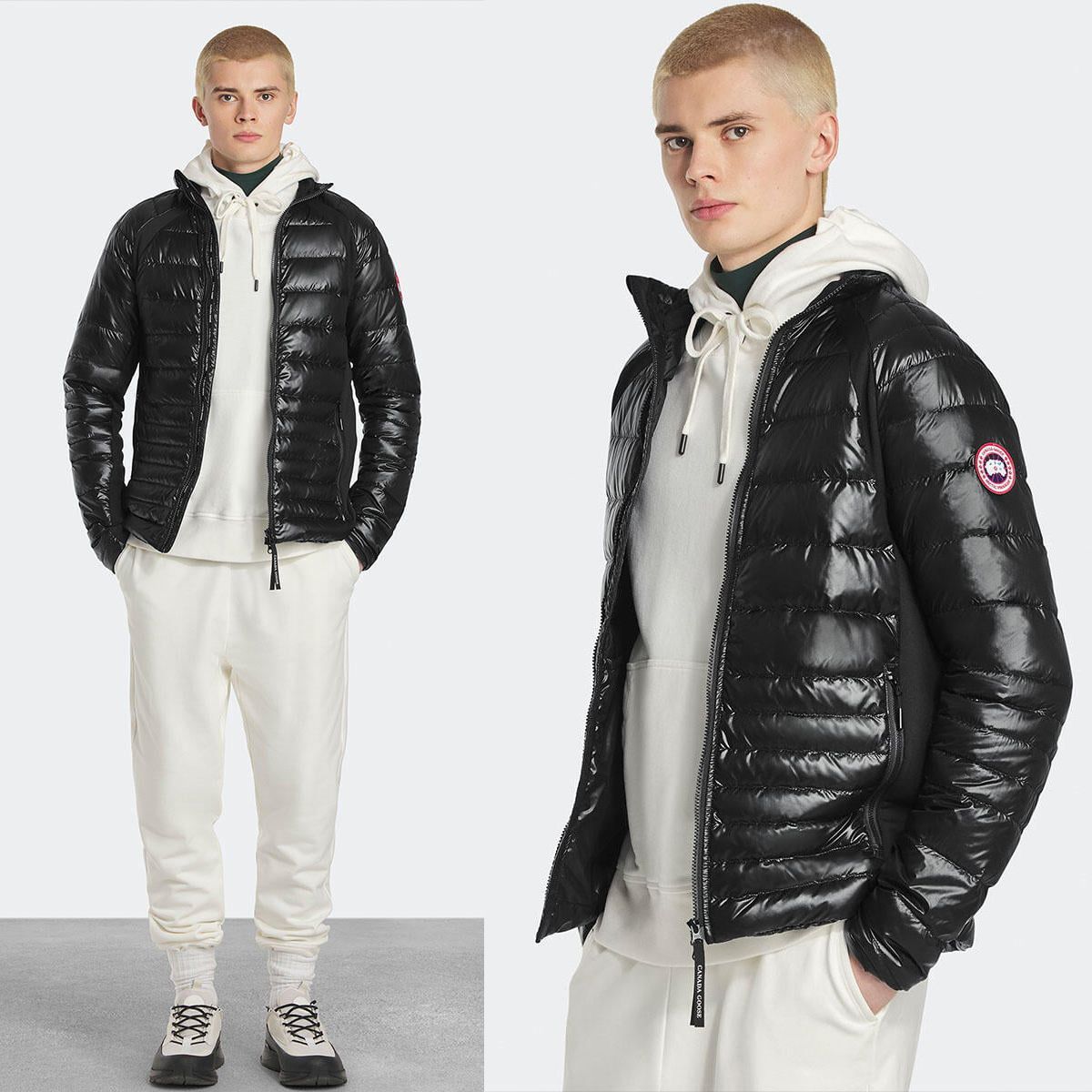 1 CANADA GOOSE カナダグース 2720M 61 ブラック ライトダウン 